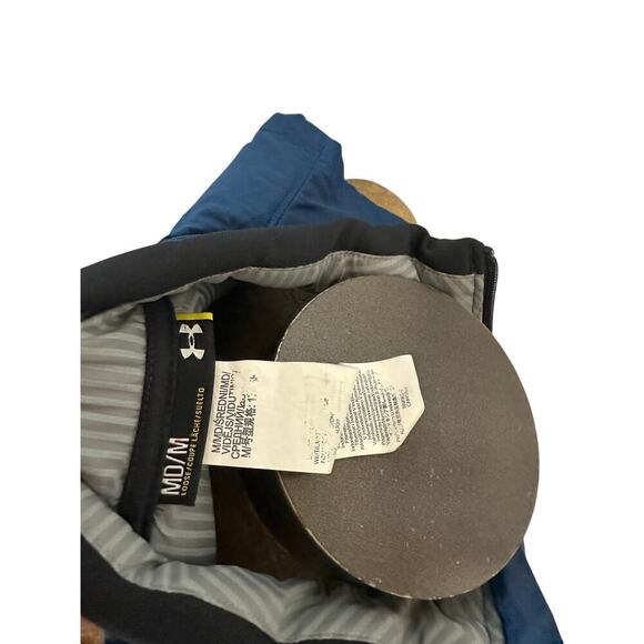 Under Armour Mens Medium Blue Quilted Full ZIP Vest - Picture 5 of 5